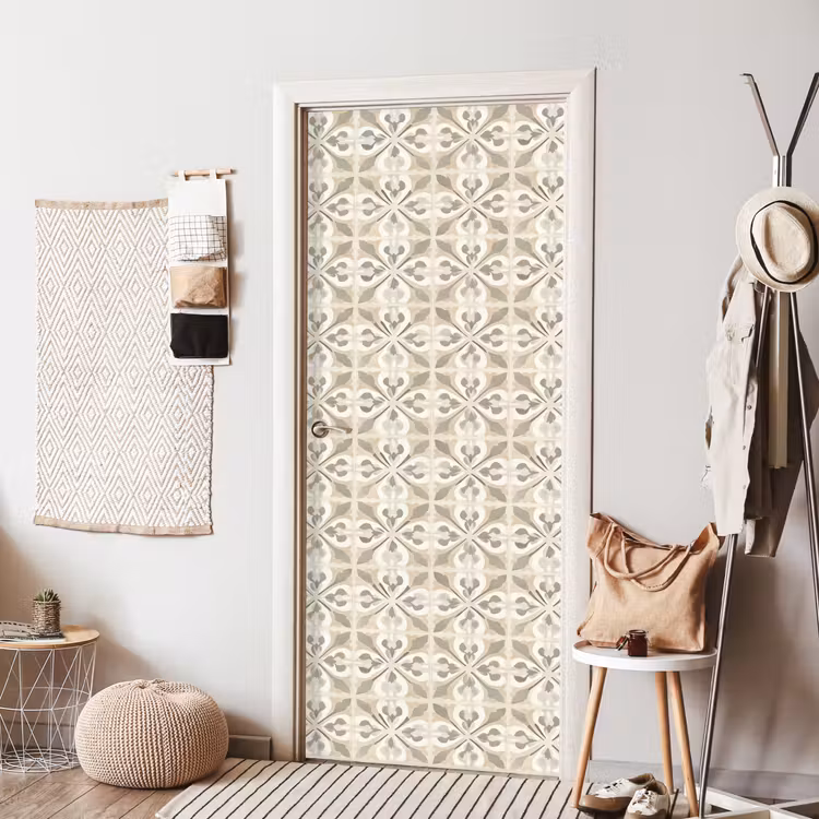 Tegel - Motief - Beige deurposter klein 289 -sfeer6