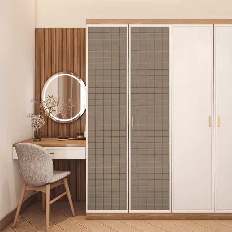 Tegel - Patroon - Taupe deurposter klein 289 -sfeer3