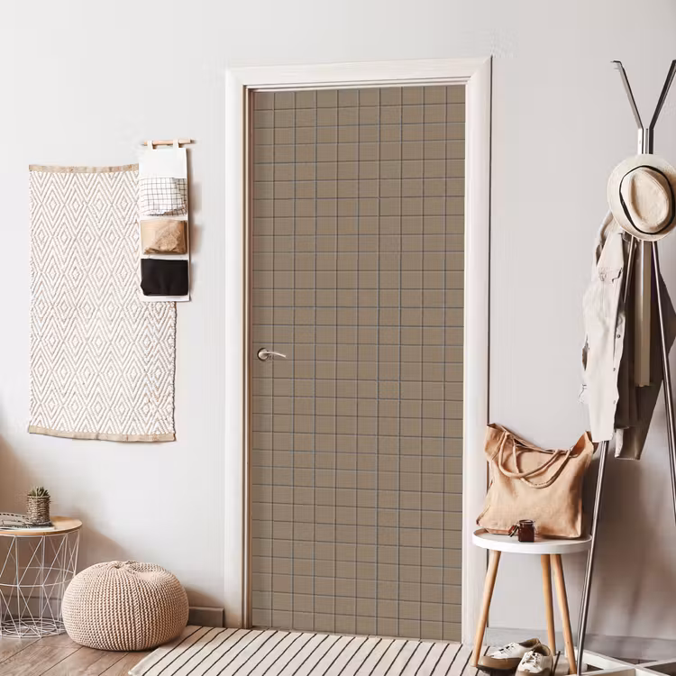 Tegel - Patroon - Taupe deurposter klein 289 -sfeer6