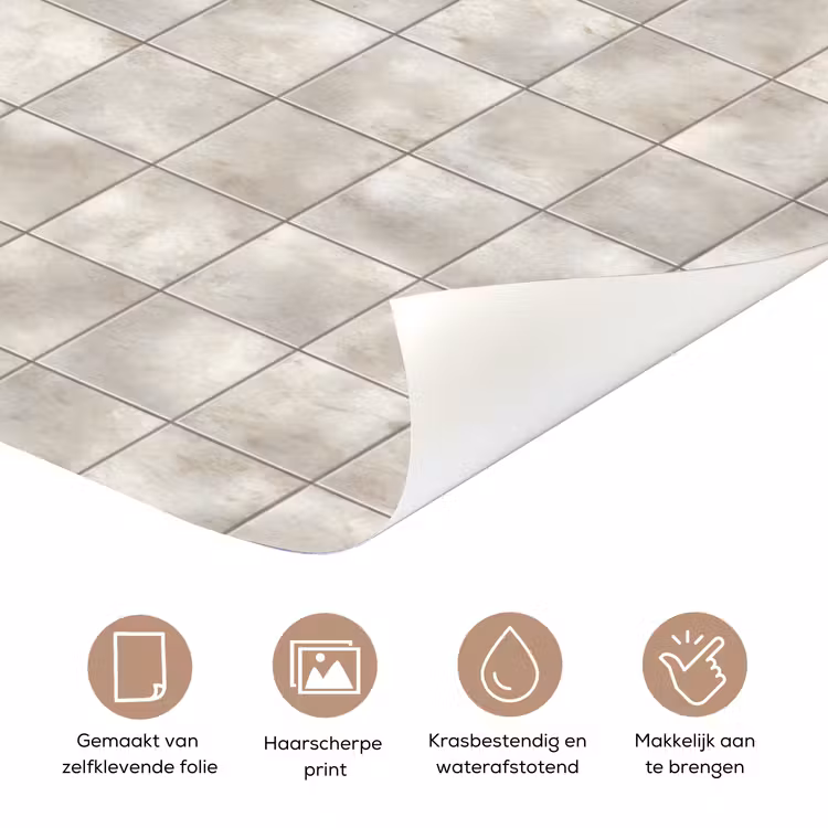 Tegels - Natuurlijk - Grijs deurposter klein 289 -closeup_NL
