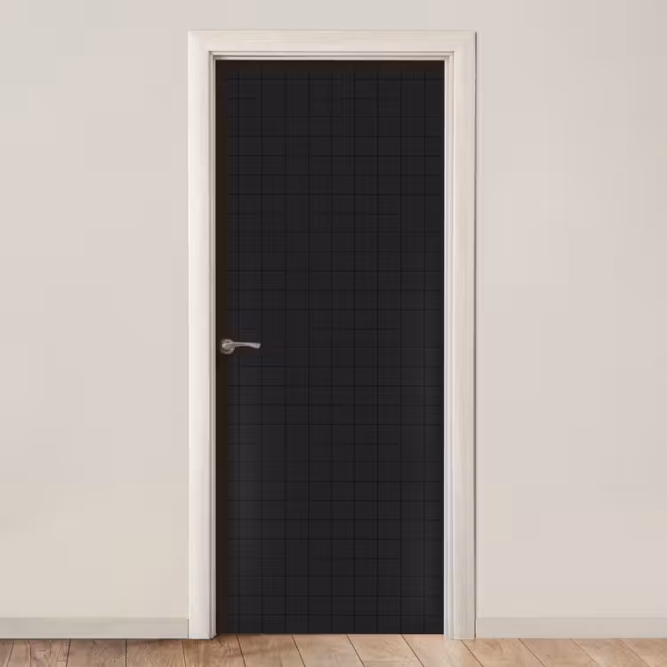 Tegels - Patroon - Mat - Zwart deurposter klein 289 -3d_beige