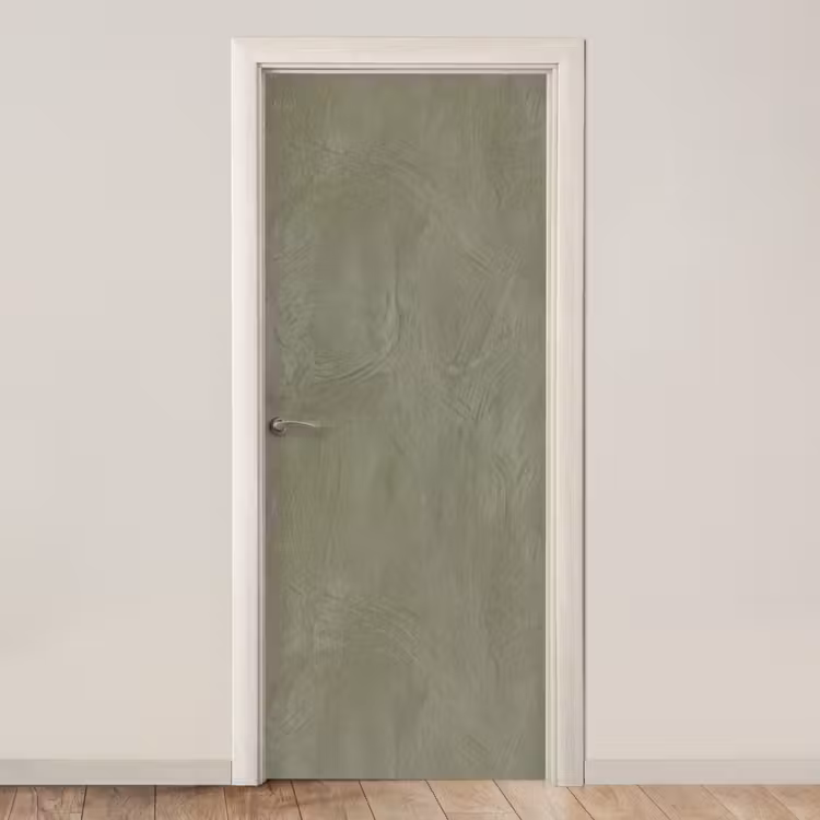 Textuur - Betonlook - Achtergrond - Modern - Groen deurposter klein -3d_beige