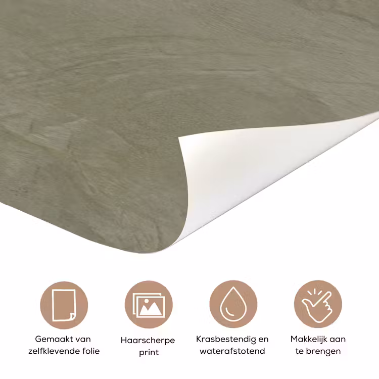 Textuur - Betonlook - Achtergrond - Modern - Groen deurposter klein -closeup_NL