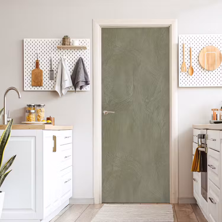 Textuur - Betonlook - Achtergrond - Modern - Groen deurposter klein -sfeer5