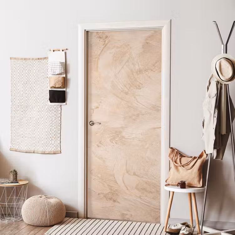 Textuur - Patroon - Abstract - Modern - Beige deurposter klein -sfeer6