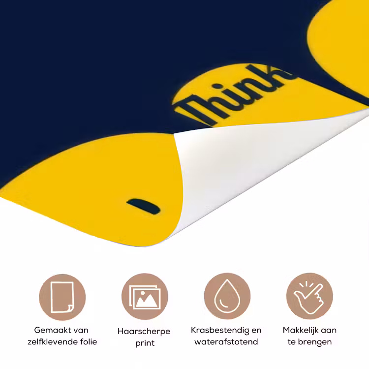 Think big - Blauw - Geel deurposter klein -closeup_NL