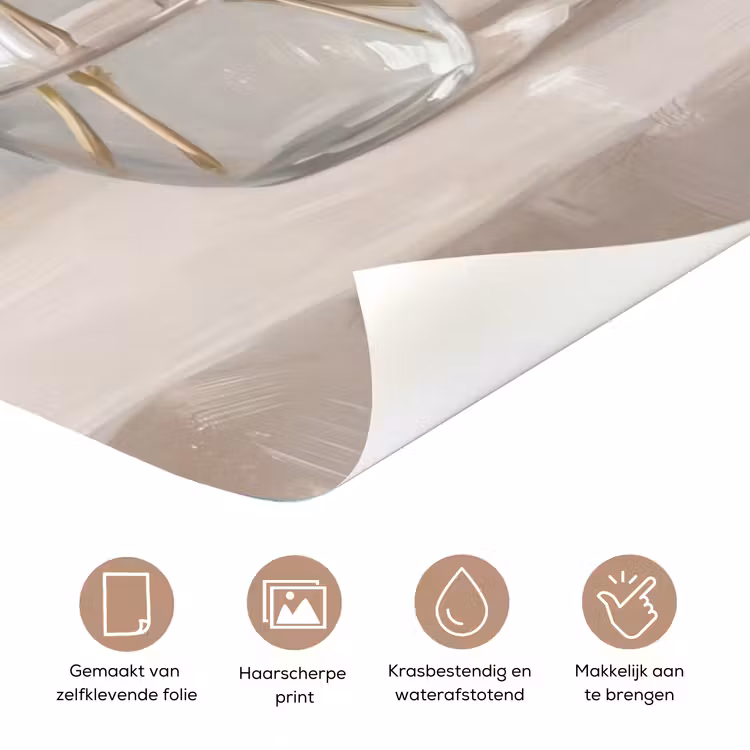 Vaas - Gipskruid - Wit deurposter klein -closeup_NL
