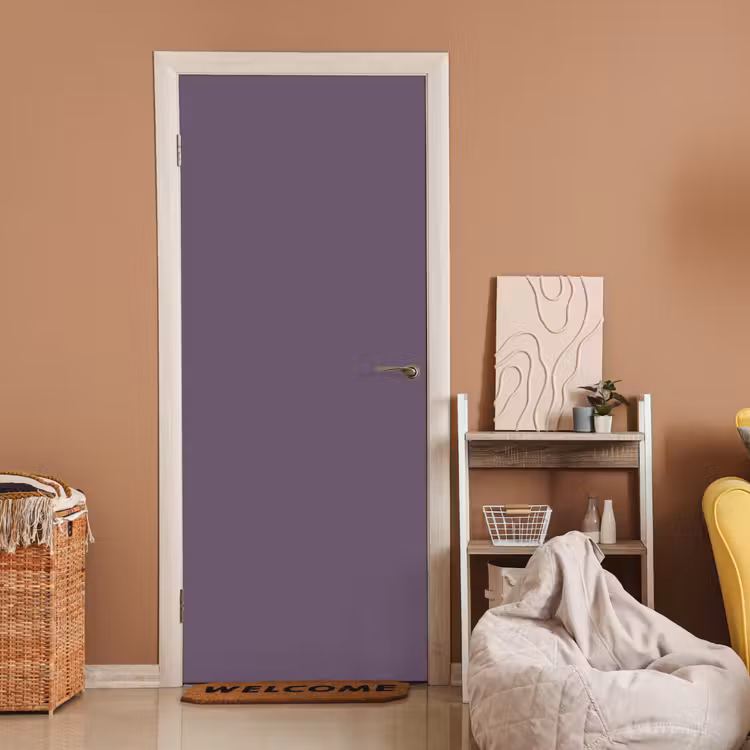Velvet - Aubergine - Paars deurposter klein 289 -sfeer1