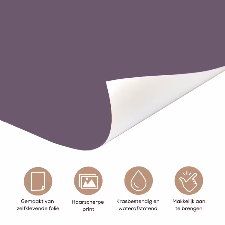 Velvet - Aubergine - Paars deurposter klein 289 -closeup_NL