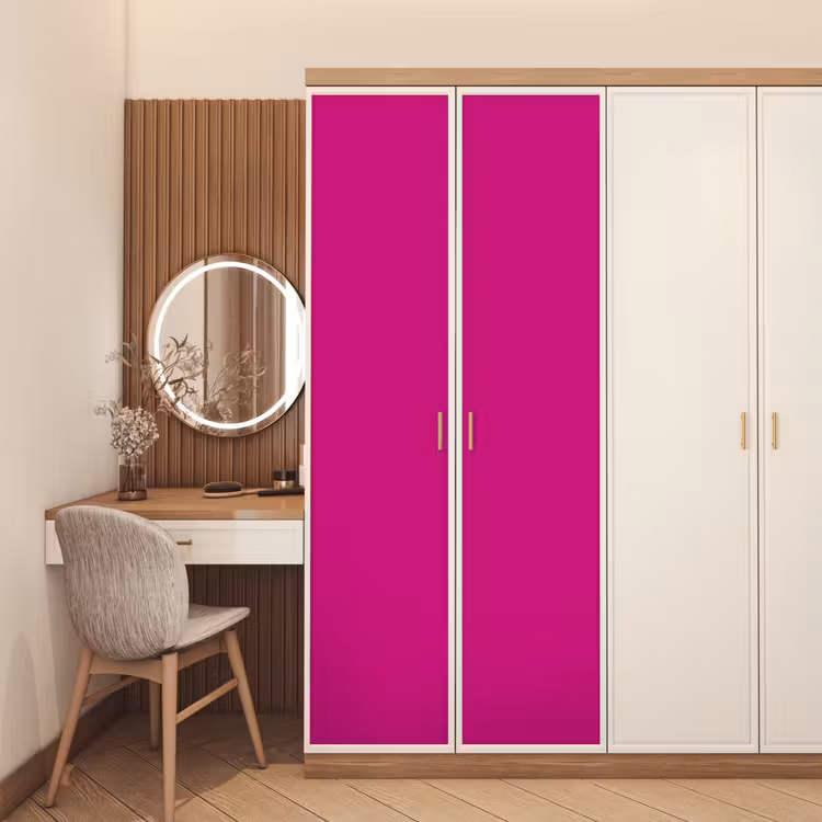 Velvet - Magenta - Roze deurposter klein 289 -sfeer3
