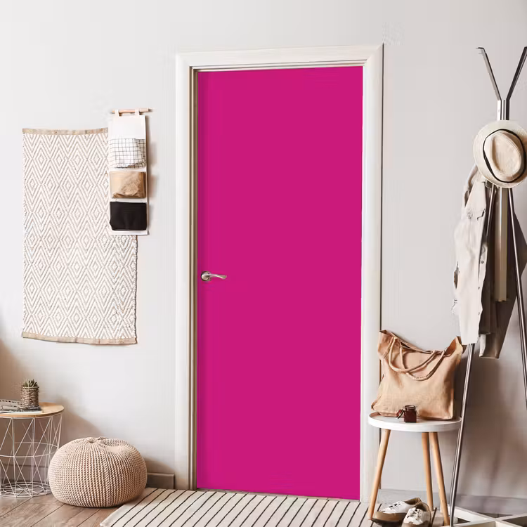Velvet - Magenta - Roze deurposter klein 289 -sfeer6