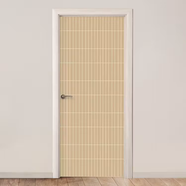 Verticaal - Wandtegel - Zand - Beige deurposter klein 289 -3d_beige