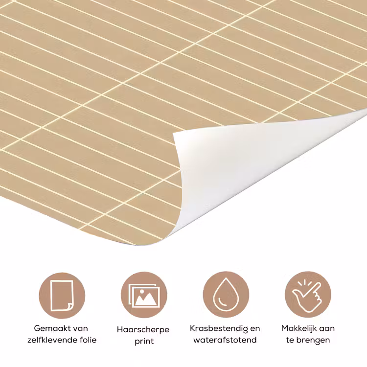 Verticaal - Wandtegel - Zand - Beige deurposter klein 289 -closeup_NL