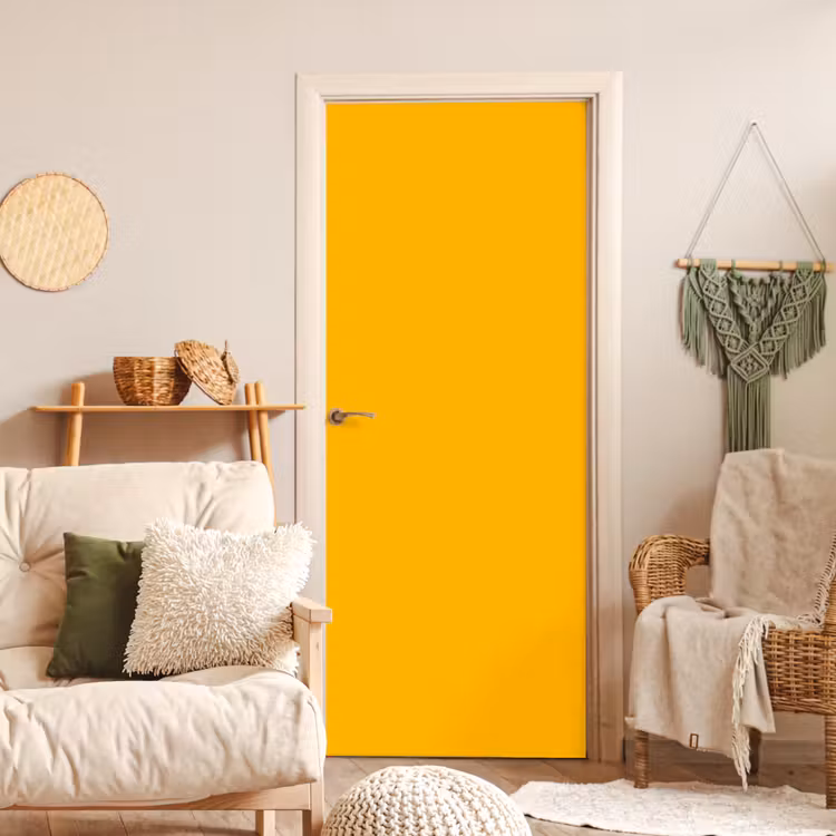 Vivid - Amber - Geel deurposter klein 289 -sfeer2