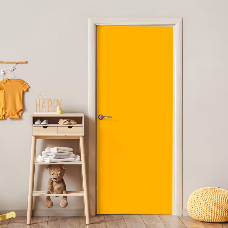 Vivid - Amber - Geel deurposter klein 289 -sfeer4