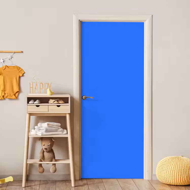 Vivid - Cobalt - Blauw deurposter klein 289 -sfeer4