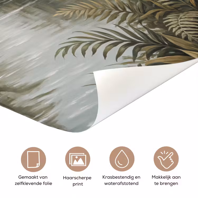Vogel - Vliegend - Tropisch - Landschap - Klassiek deurposter klein -closeup_NL
