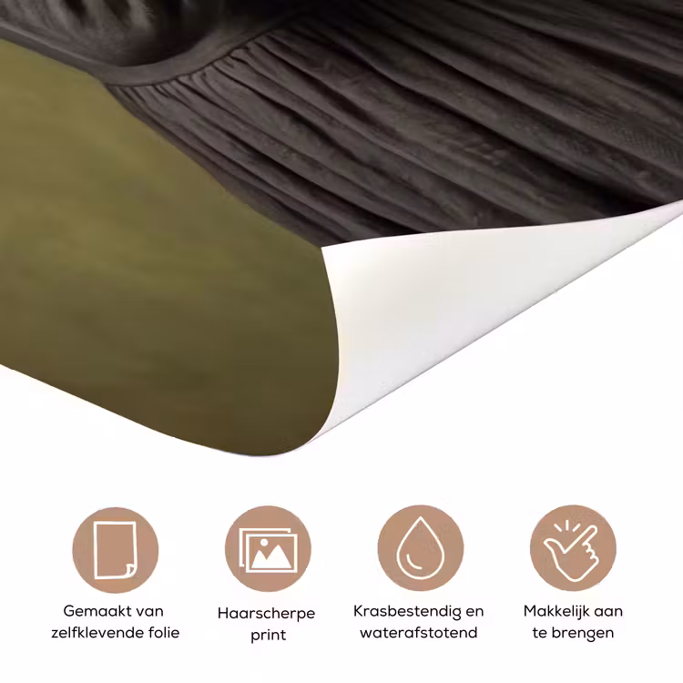 Vos - Surrealistisch - Groen deurposter klein -closeup_NL