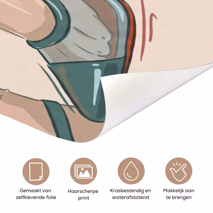 Vrouw - Schoen - Mode - Lifestyle - Groen deurposter klein -closeup_NL