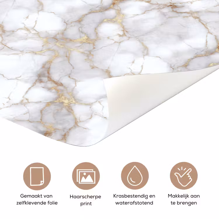 Wit - Goud - Marmer - Grijs deurposter klein 289 -closeup_NL