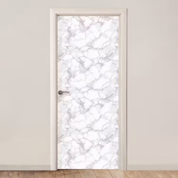 Wit - Marmer - Grijs deurposter klein 289 -3d_beige