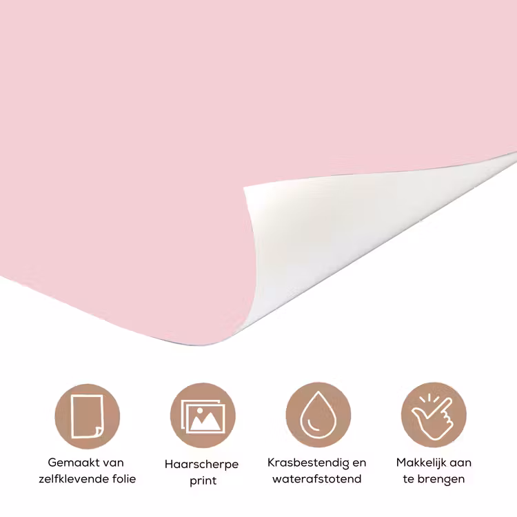 You're doing great - Roze - Bubble letters deurposter klein -closeup_NL