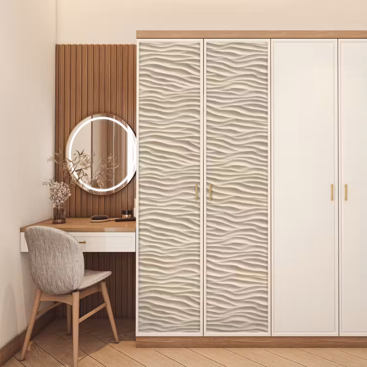 Zand - Golven - Beige deurposter klein 289 -sfeer3