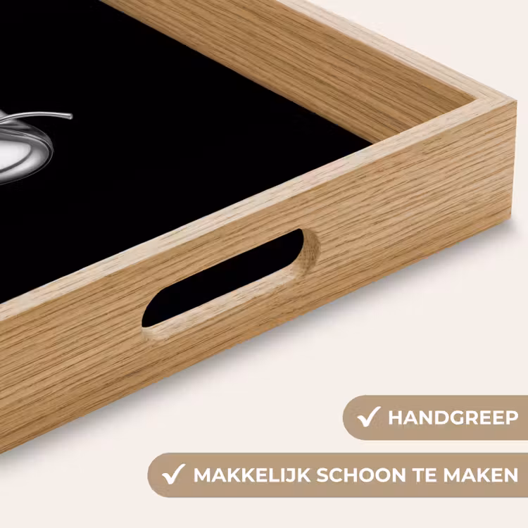 Appel - Metallic - Symmetrisch Dienblad Rechthoek middel -USP_HandgreepNL