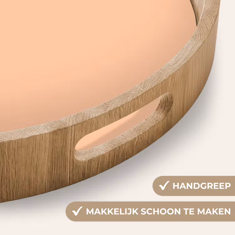 Apricot - Blush - Nude Dienblad Rond middel 914 -USP_HandgreepNL