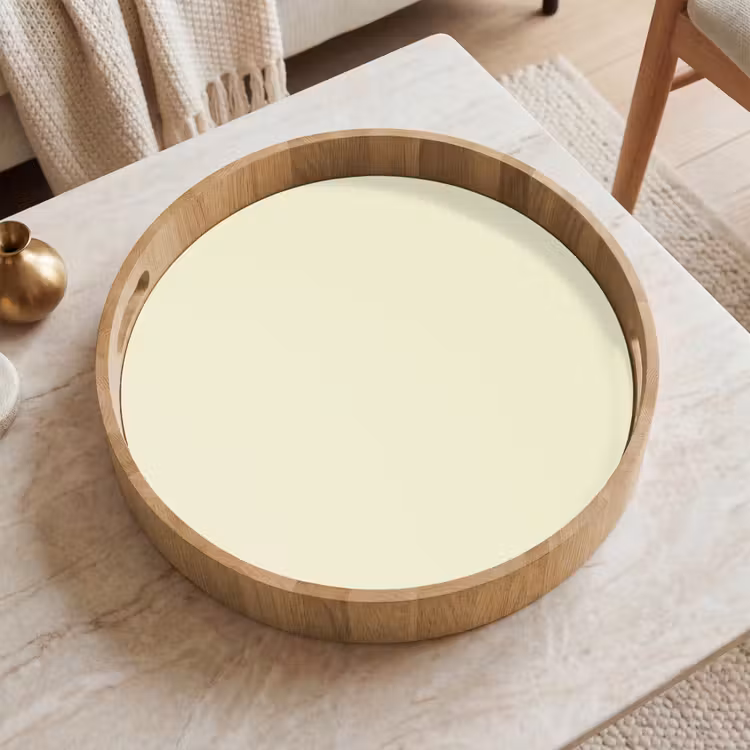 Arctic - Daisy - Nude Dienblad Rond middel 914 -sfeer1