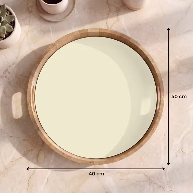 Arctic - Daisy - Nude Dienblad Rond middel 914 -USP_Formaat