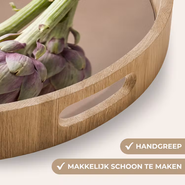 Dienblad - Artisjokken - Hangend - Groenten - Artisjokken - Hangend - Groenten Dienblad Rond middel