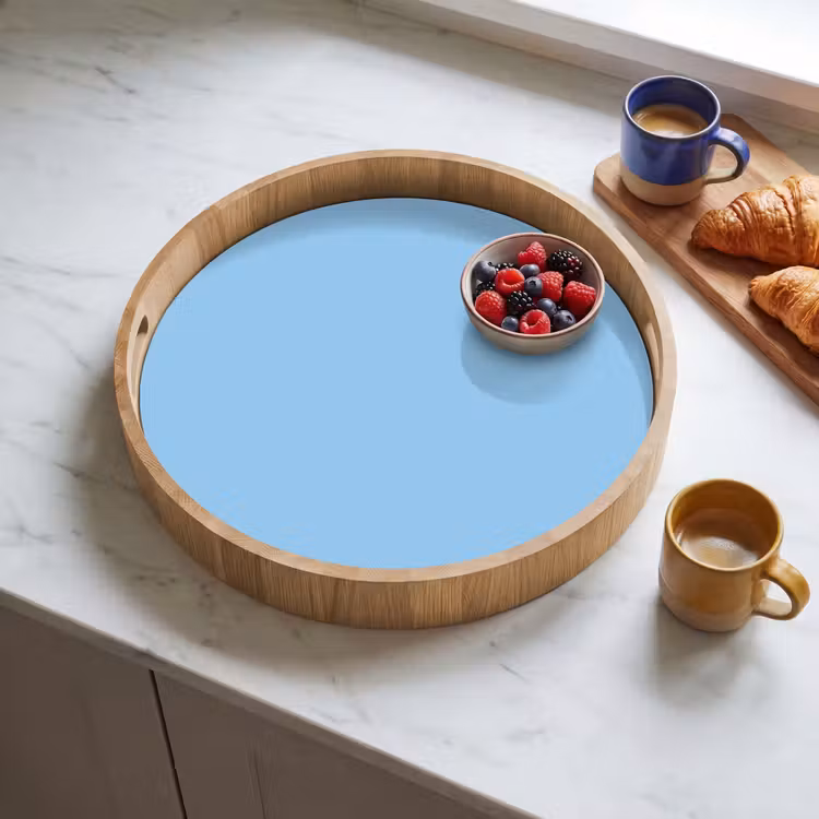 Baby - Blue - Blauw Dienblad Rond middel 914 -sfeer2