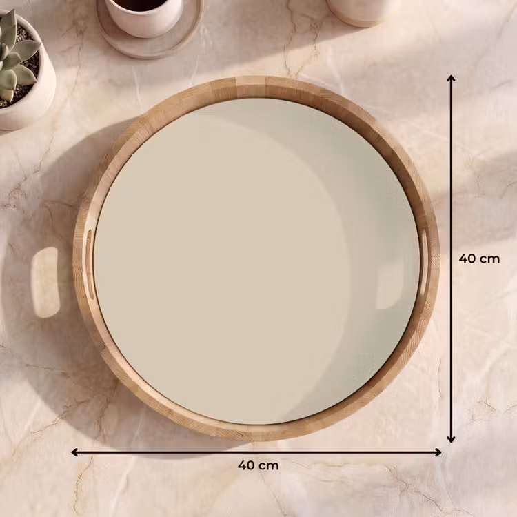 Baked - Biscuit - Nude Dienblad Rond middel 914 -USP_Formaat