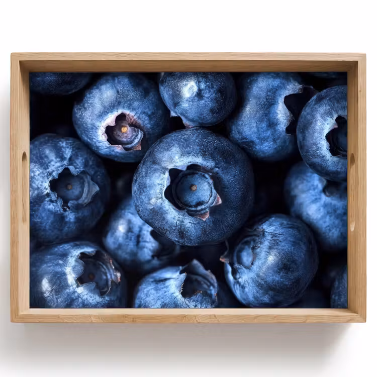 Bessen - Blauw - Fruit Dienblad Rechthoek middel -z3d_shopping