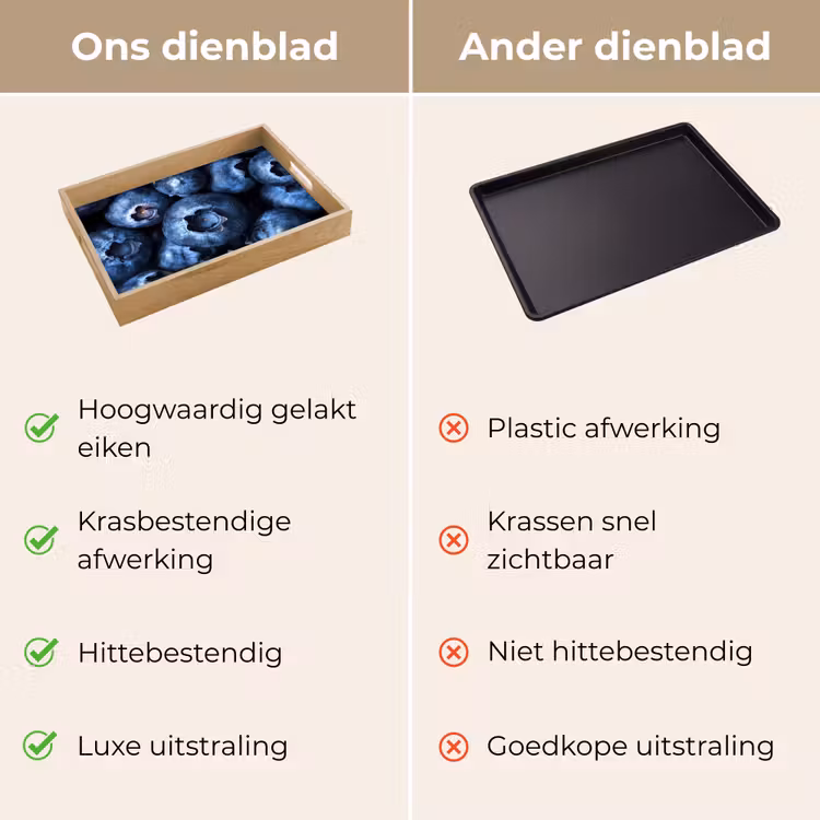 Bessen - Blauw - Fruit Dienblad Rechthoek middel -USP_VergelijkingNL