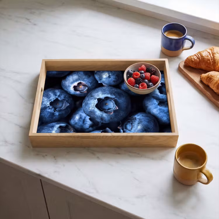 Bessen - Blauw - Fruit Dienblad Rechthoek middel -sfeer2