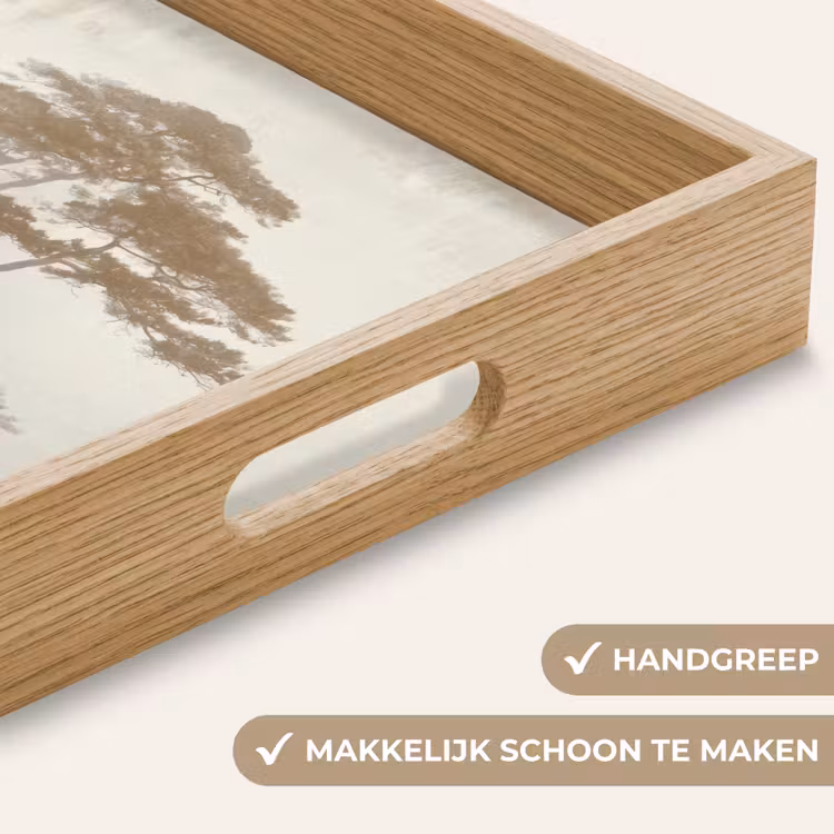 Boom - Oosterse stijl - Landschap Dienblad Rechthoek middel -USP_HandgreepNL