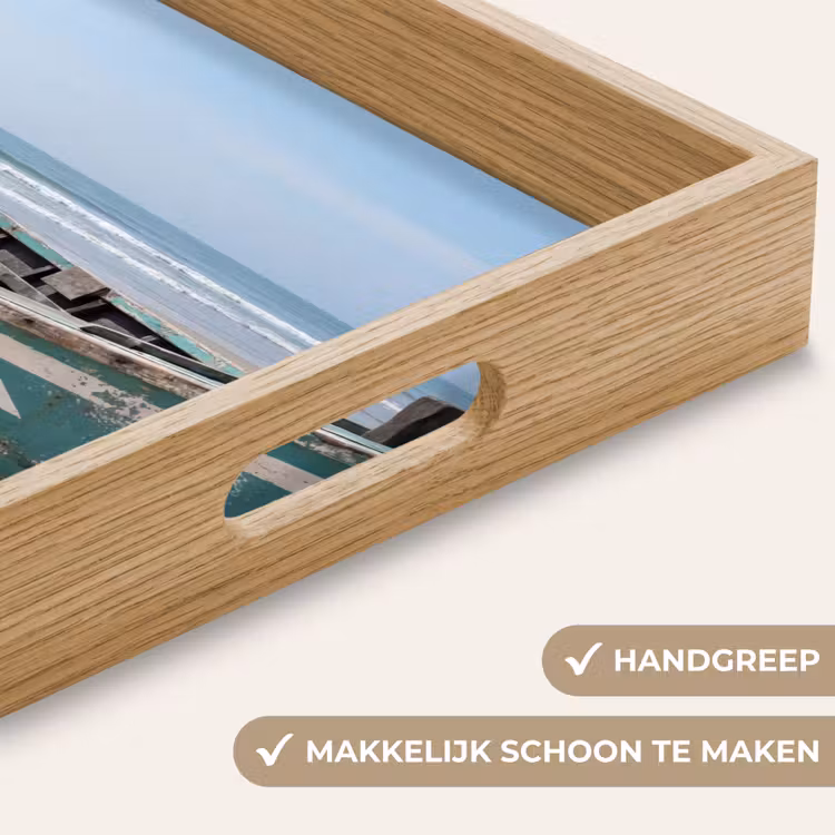 Boot - Zandstrand - Zee Dienblad Rechthoek middel -USP_HandgreepNL