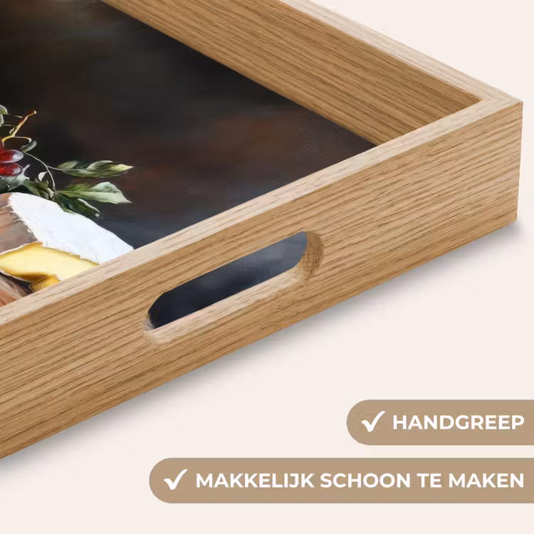 Borrelplank - Stilleven - Vintage Dienblad Rechthoek middel -USP_HandgreepNL