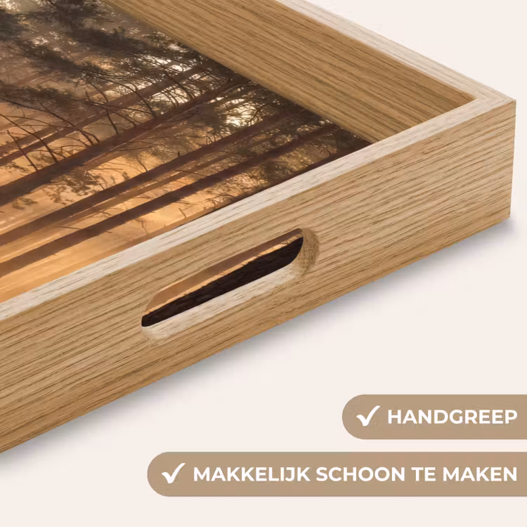 Bos - Mist - Zonlicht Dienblad Rechthoek middel -USP_HandgreepNL