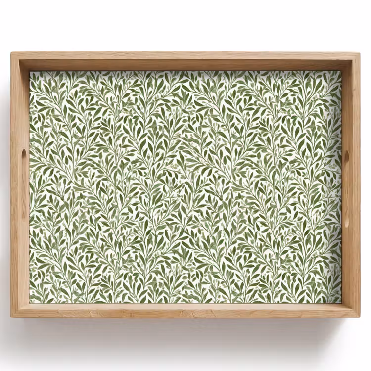 Botanisch - Takken - Groen Dienblad Rechthoek middel 911 -z3d_shopping