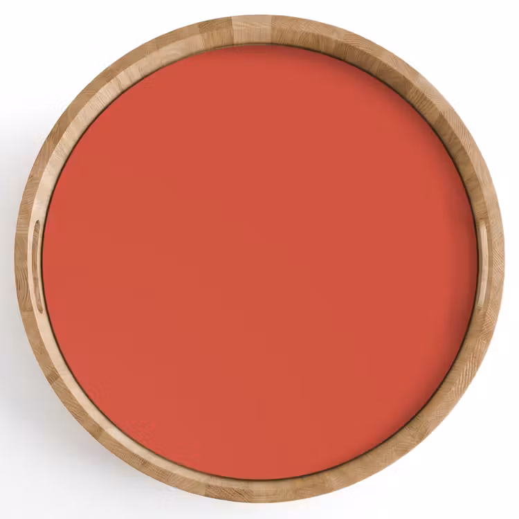 Brick - Red - Rood Dienblad Rond middel 914 -z3d_shopping