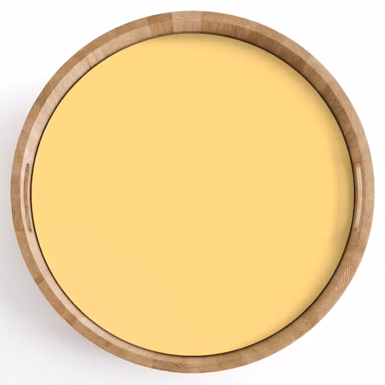Butter - Geel - Yellow Dienblad Rond middel 914 -z3d_shopping