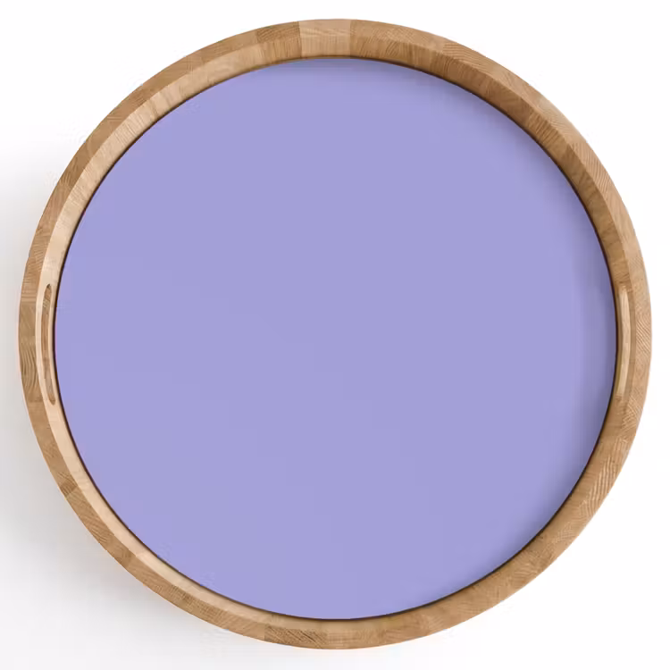 Ceil - Paars - Lila Dienblad Rond middel 914 -z3d_shopping