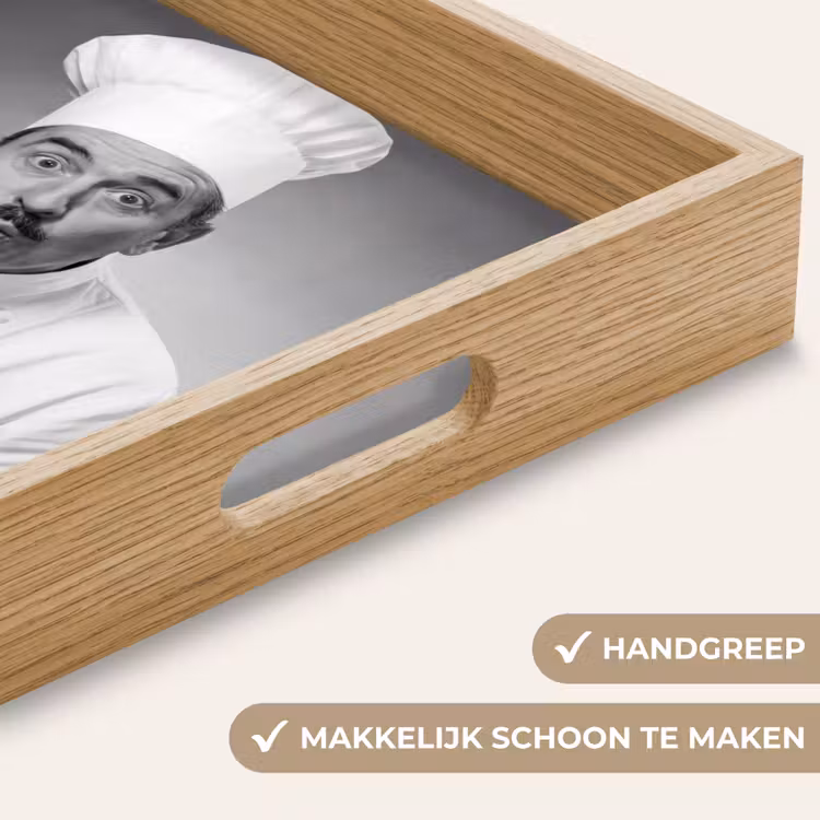 Chef - Spaghetti - Pasta Dienblad Rechthoek middel -USP_HandgreepNL