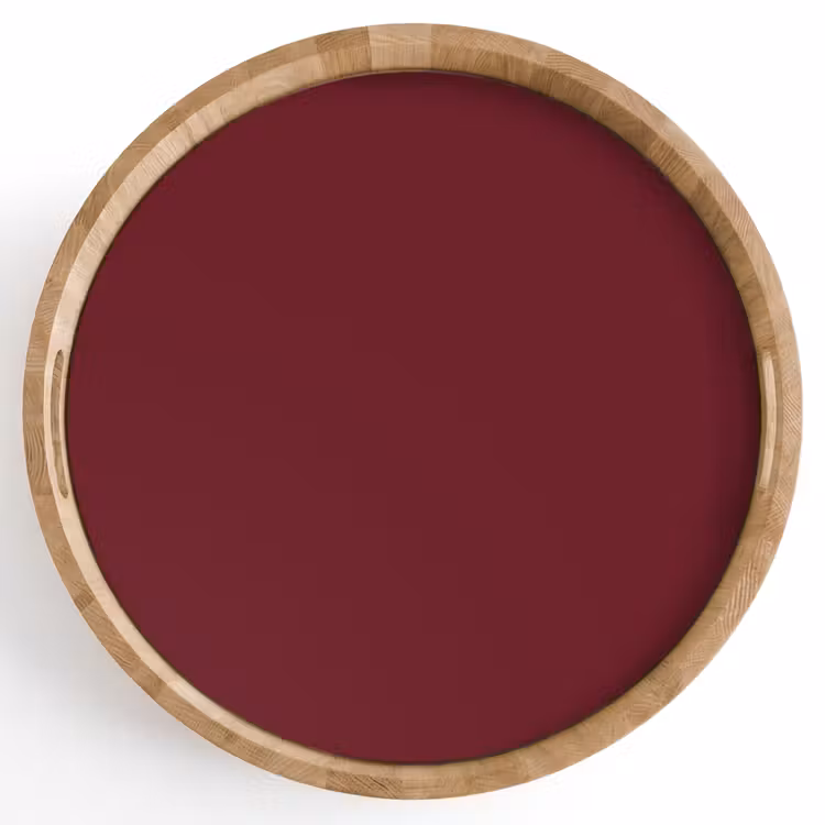 Dark - Garnet - Rood Dienblad Rond middel 914 -z3d_shopping