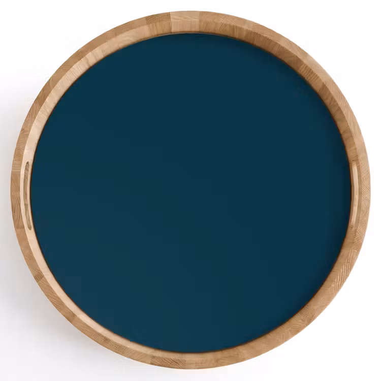 Dark - Indigo - Blauw Dienblad Rond middel 914 -z3d_shopping