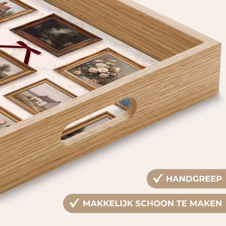 Dier - Kat - Portret - Klassiek Dienblad Rechthoek middel -USP_HandgreepNL