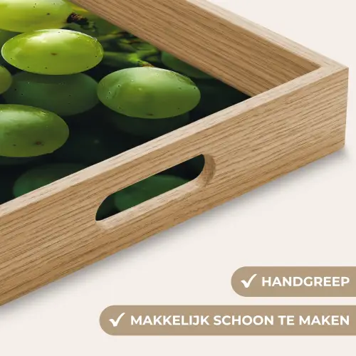 Druiven - Tros - Groen Dienblad Rechthoek middel -USP_HandgreepNL